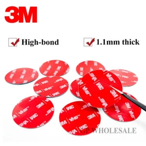 3M 5952 VHB Super Stick Double Sided Tape Pads Mounting Adhesive 36mm Discs - Picture 1 of 3