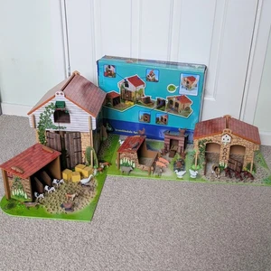 ELC Brambledale Wooden Toy Farm Playset & Farm Animals Early Learning Centre - Picture 1 of 17