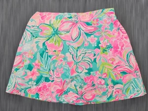 Lilly Pulitzer Women's XXS Multicolor Floral Lined Athletic Skort Skirt - Picture 1 of 5