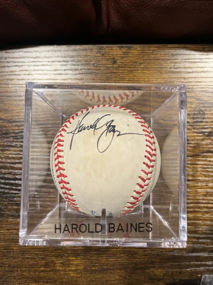 Béisbol autografiado por Harold Baines, Medias Blancas de Chicago  Foto 1 de 1