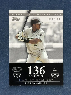 2007 Topps Moments & Milestones #72-136 Hanley Ramirez /150 - Image 1 of 2