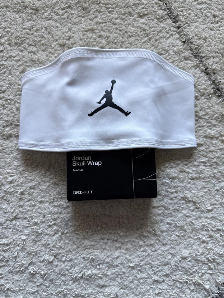MENS NIKE AIR JORDAN SKULL WRAP FOOTBALL WHITE ONE SIZE - Image 1 of 1