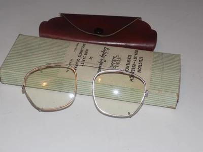 Viontage MSA Clip-on Gafas de Seguridad Nuevo Antiguo Stock Vidrio Transparente Foto 1 de 3