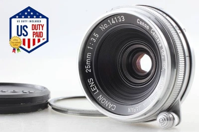 [COMO NUEVO con filtro] Canon 25mm f/3.5 Lente LTM L39 Leica Montaje de... - Imagen 1 de 4