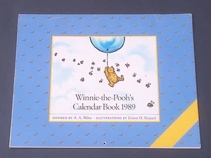 Disney Winnie the Pooh Calendar Book 1989 - Picture 1 of 2