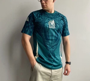 Adidas Mexico 2024 maglia pre-partita uomo taglia M maglia calcio - Foto 1 di 11