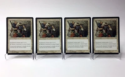 (4) Magic: The Gathering Conviction MTG Vintage 1998 Stronghold LP - Image 1 of 2