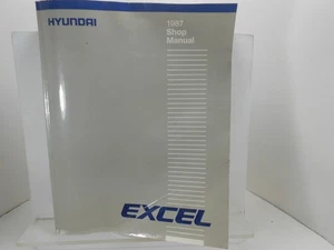 1987 HYUNDAI EXCEL FACTORY SERVICE SHOP MANUAL - Picture 1 of 2