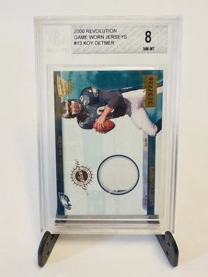 Camisetas Koy Detmer 2000 Pacific Revolution usadas en juegos #13 BGS 8 casi nuevas-como nuevas/726 Eagles Foto 1 de 2