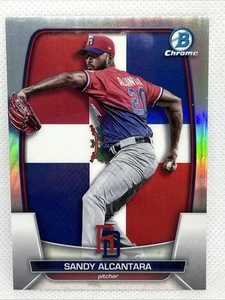 SANDY ALCANTARA 2023 Bowman Chrome WBC Flag Variations Refractor /499 #WBC-19 - Picture 1 of 3