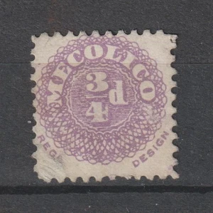Großbritannien UK Revenue Fiscal Fee stamp Copyright Royalties Mecolico 3/4 d - Bild 1 von 1
