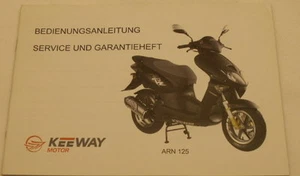 Keeway - ARN - 125  - Bedienungsanleitung - Service und Garantieheft - Deutsch - Bild 1 von 1
