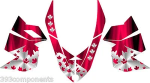 SKI DOO REV XP SNOWMOBILE SLED GRAPHICS DECAL Kit Canada Pink - Bild 1 von 1