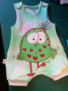 Handmade Sommer Romper Gr. 62/68 - Bild 1 von 4