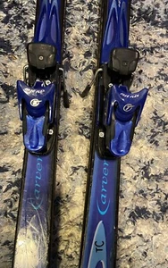 Volkl Carver XCape  Blue Skis with Tyrolia Bindings Germany Made Blue 170 Cm 67” - Picture 1 of 6