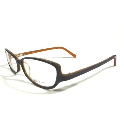 Vera Wang V113 PL 眼镜框棕色紫色猫眼全边 52-14-130 — 第 1/4 张图片