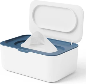 Wipes Dispenser, Wipe Holder for Baby & Adult, Refillable Wipe Container, Keeps - Picture 1 of 12
