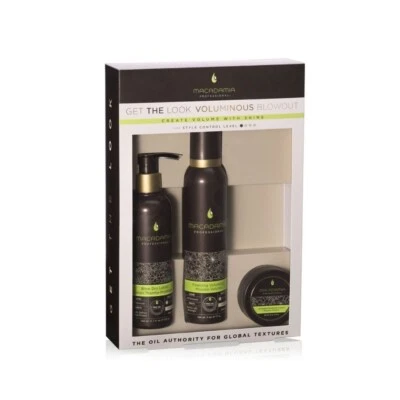 Macadamia Professional Voluminous Blowout - Blow Dry Lotion+ Mousse+ Curl Cream - image 1 of 4