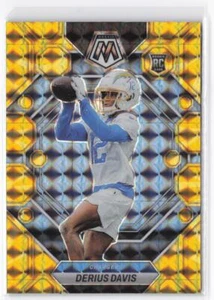 2023 Panini Mosaic Derius Davis RC #311 Reactive Yellow Mosaic - Picture 1 of 2