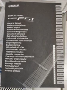 Yamaha PSR F51 Manuale ISTRUZIONI tastiera digitale - Foto 1 di 1