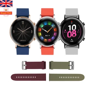 For Huawei Watch GT 2 46MM Silicone Fitness Replacement Wrist Strap Band 22mm UK - Picture 1 of 28