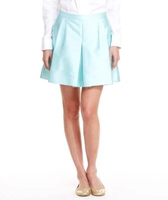 Vineyard Vines плиссированные шелк хлопок юбка новом бирюзовый размер 6 - Изображение 1 из 4