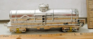 VINTAGE~BANNER~TOY TRAIN TANKER~SILVERTONE~HARD PLASTIC~ #11 - Picture 1 of 6