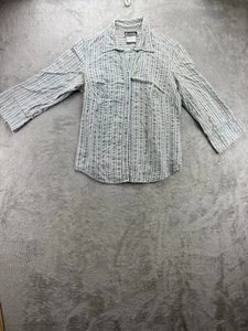 Camisa vintage Columbia para mujer con botones de perlas a presión talla mediana - Imagen 1 de 10