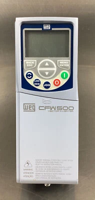 WEG  CFW500 Inverter  CFW500A04P3B2NBN1  1-3Ph 10.7-5.2 Amp 200-240 VAC (1D-06) - Image 1 of 4