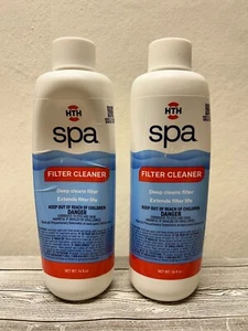 (2) HTH Spa HotTub & Pool Filter Cleaner 16oz -New - Picture 1 of 2
