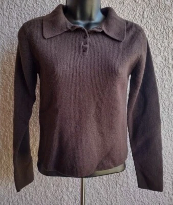 Suéter de punto medio abotonado Merona Junior de lana merino, XL Foto 1 de 4