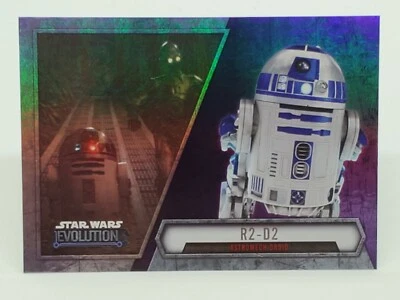 R2-D2 2016 Star Wars Evolution Purple Foil #76 - Image 1 of 2