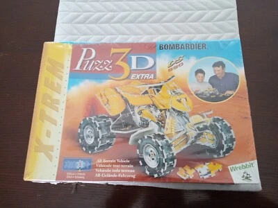 Puzz 3D Bombardier DS 650 all terrain vehicle NEW Sealed 290 pieces puzzle - Image 1 of 4