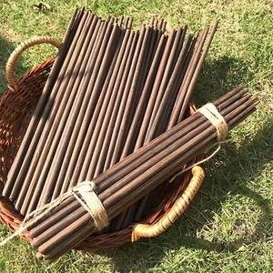Set 50 Pairs 10" Long Vietnamese Wooden Chopsticks Set Reusable Kitchenware Gift - Picture 1 of 6