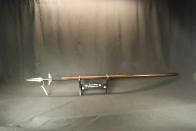 Lanza vikinga, lanza de jabalí afilada, brazo polar nórdico, regalos de graduación, listo para la batalla Foto 1 de 4