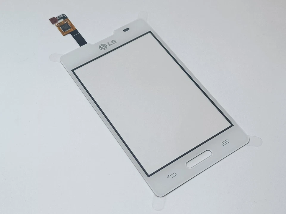 Original LG E440 / L4 II Touch Digitizer White EBD61605201 - Image 1 of 1