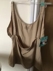 GILET SPANX ASSETS BUSTO APERTO DIMAGRANTE PIATTO CONTROLLO PANCIA TOP CAMI 2XL 20-22 - Foto 1 di 6