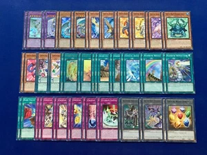 Yu-Gi-Oh! GX - Jesse Anderson's Complete Crystal Beast & Rainbow Dragon Deck - Picture 1 of 5