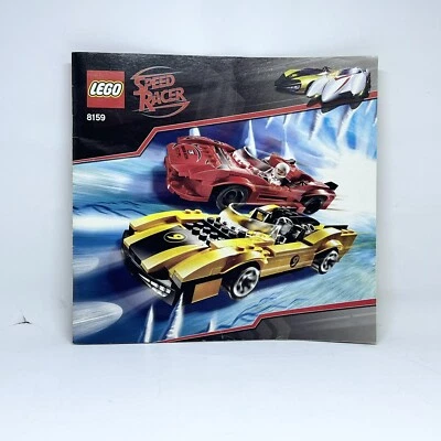 LEGO Speed Racer 8159 Racer X & Taejo Togokhan Instruction Manual Only - Image 1 of 2