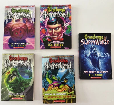 Lot of 5 Goosebumps Horrorland by R.L. Stine Children's Books. As Pictured - Image 1 of 4