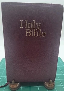 Vintage 1959 Holy Bible Teachers Reference Edition By National Publishing Red - Picture 1 of 12