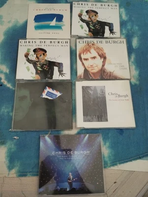 CHRIS DE BURGH 7 CD SINGLE JOBLOT - INCL SAILING AWAY 3"/DIAMONDS IN DARK/PROMO — 第 1/4 张图片