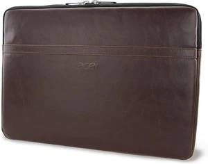 Acer Premium Notebook Tasche Schutzhülle Laptop Tasche Sleeve Case 14 Zoll Braun - Bild 1 von 8