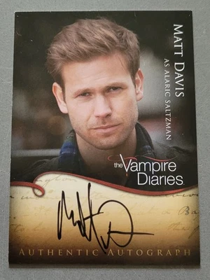 2011 吸血鬼日记第1季马特·戴维斯饰阿拉里克·萨尔茨曼亲笔签名A10签名 — 第 1/4 张图片