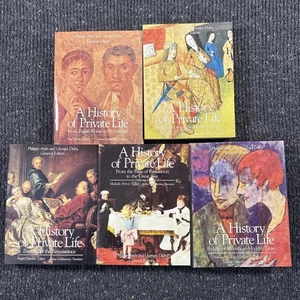 A History of Private Life Complete Set Vol I - V Philippe Aries Duby Harvard * - Picture 1 of 9