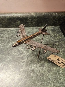 B-52 Vintage Metal Art Sculpture Travis Buford Americana Decor - Picture 1 of 13