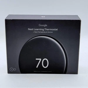 New Google Nest Learning Thermostat + Nest Temperature Sensor - Picture 1 of 6