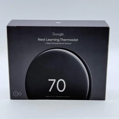 New Google Nest Learning Thermostat + Nest Temperature Sensor - Image 1 of 4