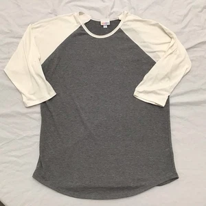 Lularoe “Randy” Gray With White Sleeves / Size XL - Picture 1 of 3