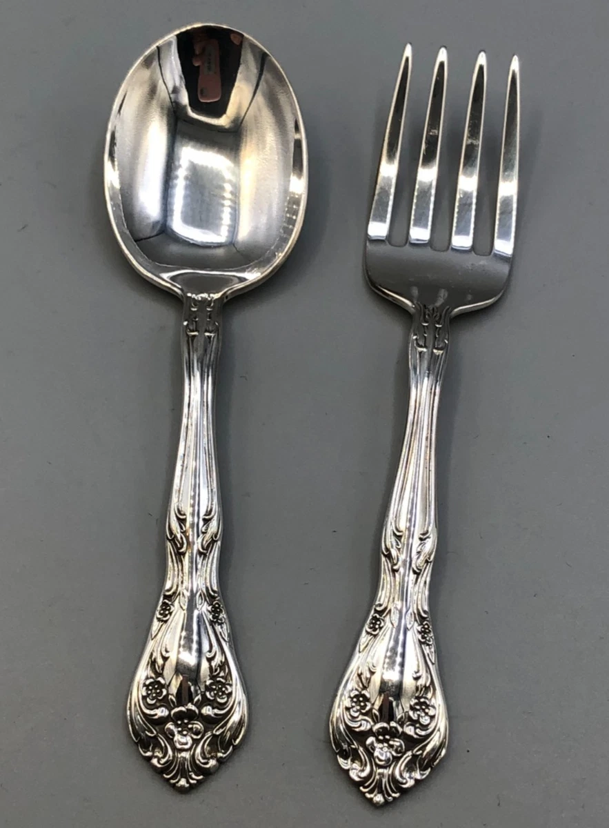 Alvin Chateau Rose Antique US Sterling Silver Flatware Sets for